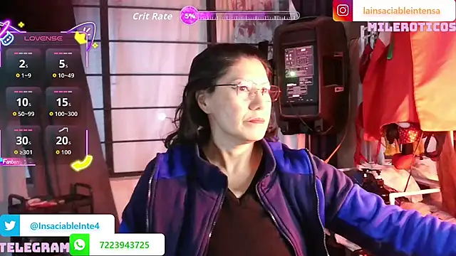 Snapshot of LaInsaciableIntensa chatting on June 22, 1:07 am LaInsaciableIntensa online show from June 22, 1:07 am