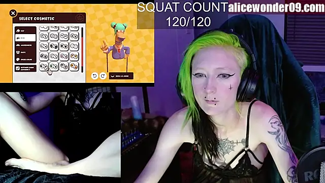 Snapshot of alicewonder09 chatting on October 12, 4:55 am alicewonder09 online show from October 12, 4:55 am
