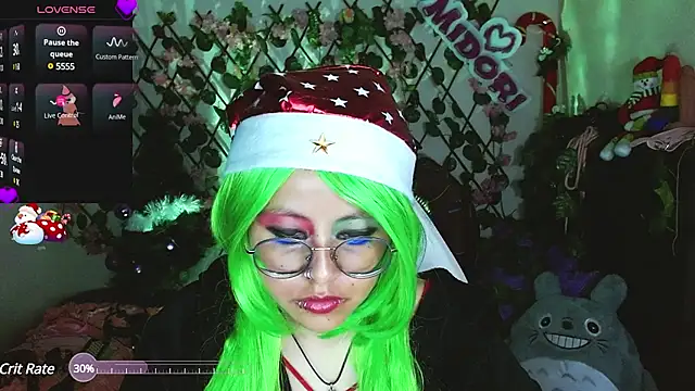 Snapshot of MidoriQuiinn chatting on January 3, 11:01 pm MidoriQuiinn online show from January 3, 11:01 pm