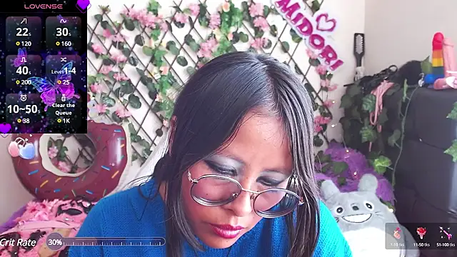 Snapshot of MidoriQuiinn chatting on January 22, 8:28 pm MidoriQuiinn online show from January 22, 8:28 pm