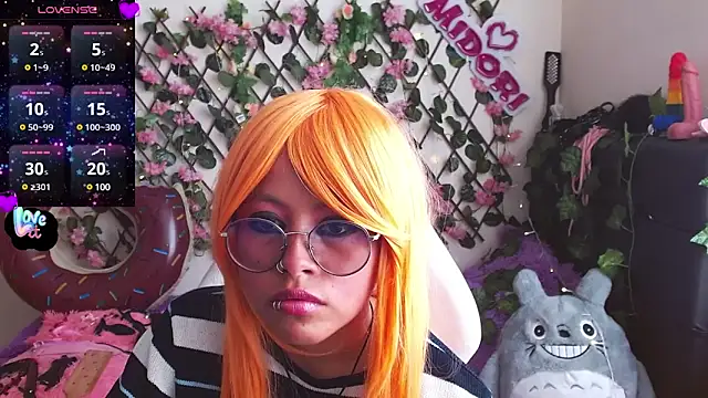 Snapshot of MidoriQuiinn chatting on January 27, 8:07 pm MidoriQuiinn online show from January 27, 8:07 pm