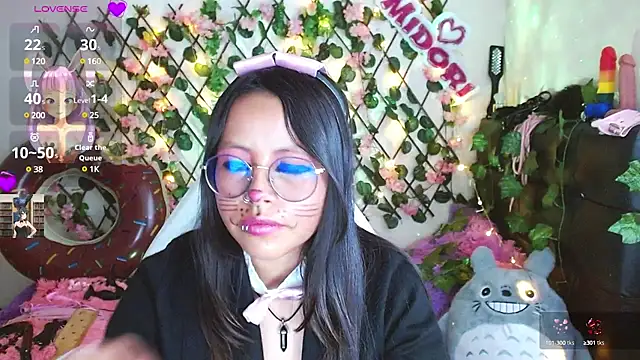 Snapshot of MidoriQuiinn chatting on January 28, 11:07 pm MidoriQuiinn online show from January 28, 11:07 pm