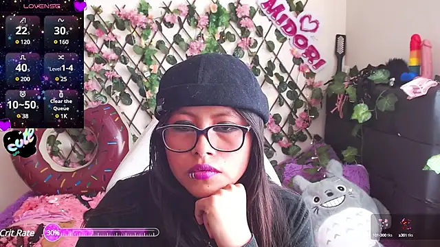 Snapshot of MidoriQuiinn chatting on February 2, 9:02 pm MidoriQuiinn online show from February 2, 9:02 pm