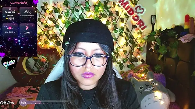 Snapshot of MidoriQuiinn chatting on February 3, 12:04 am MidoriQuiinn online show from February 3, 12:04 am