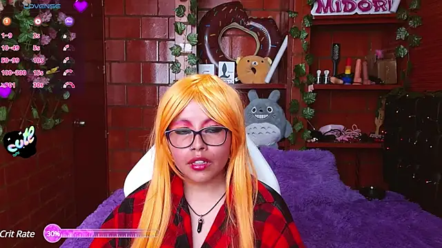 Snapshot of MidoriQuiinn chatting on March 3, 8:43 pm MidoriQuiinn online show from March 3, 8:43 pm