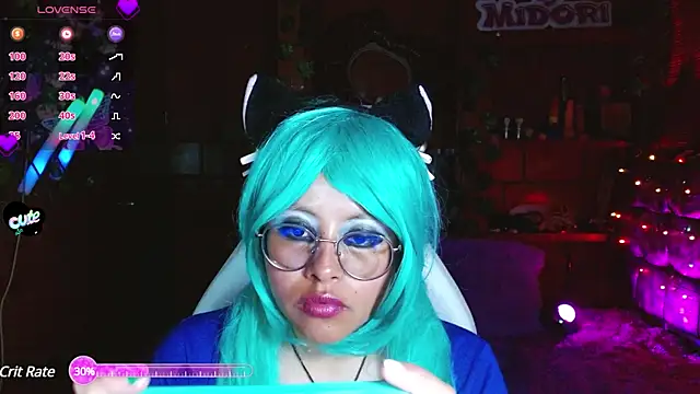 Snapshot of MidoriQuiinn chatting on March 11, 11:37 pm MidoriQuiinn online show from March 11, 11:37 pm