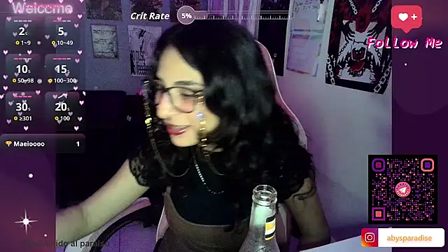 Snapshot of Abysparadise chatting on July 4, 4:40 am Abysparadise online show from July 4, 4:40 am