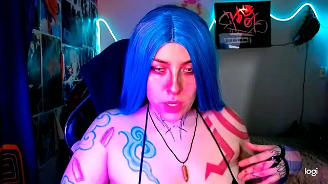 Snapshot of JINX_26 chatting on June 1, 1:07 am JINX 26 online show from June 1, 1:07 am