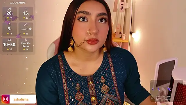 ashalisha online show from February 23, 2:03 pm