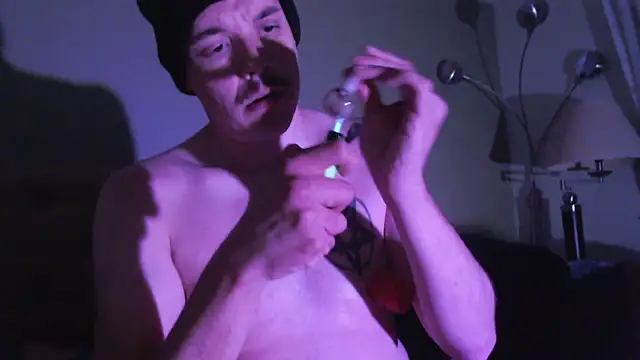 Snapshot of DemonDickNick chatting on December 14, 2:23 am DemonDickNick online show from December 14, 2:23 am