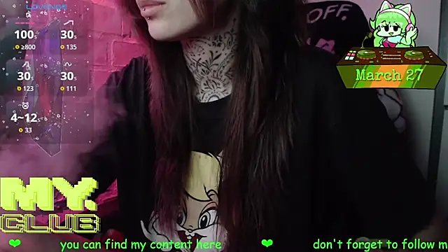 Snapshot of Witch_Emma chatting on March 27, 8:48 am Witch Emma online show from March 27, 8:48 am