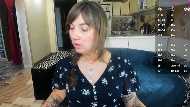Snapshot of StacyTigerr chatting on July 7, 2:10 pm StacyTigerr online show from July 7, 2:10 pm