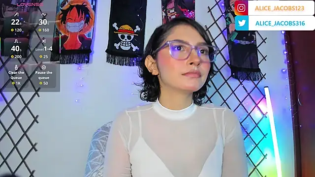 Snapshot of Alice_jacobs1 chatting on June 25, 4:34 am Alice jacobs1 online show from June 25, 4:34 am