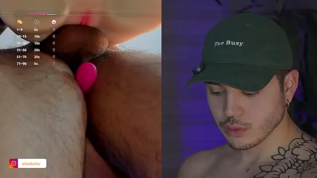 Snapshot of Arkaikomz chatting on February 27, 11:59 pm Arkaikomz online show from February 27, 11:59 pm