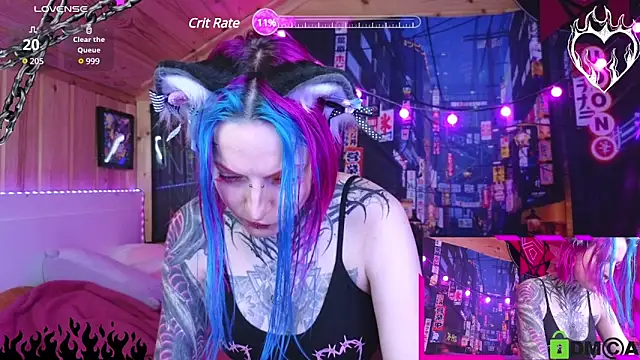 NekoCyber online show from February 23, 5:12 am