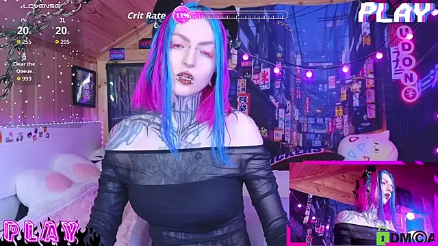 NekoCyber online show from April 22, 5:10 am