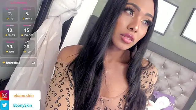 EbonySkin online show from November 20, 10:26 am