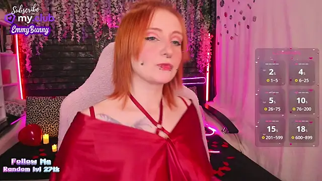 EmmyBunny online show from February 14, 5:46 pm