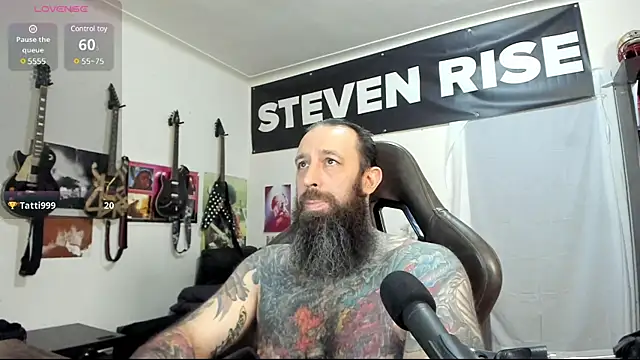 Snapshot of StevenRiseNYC chatting on February 26, 11:48 pm StevenRiseNYC online show from February 26, 11:48 pm