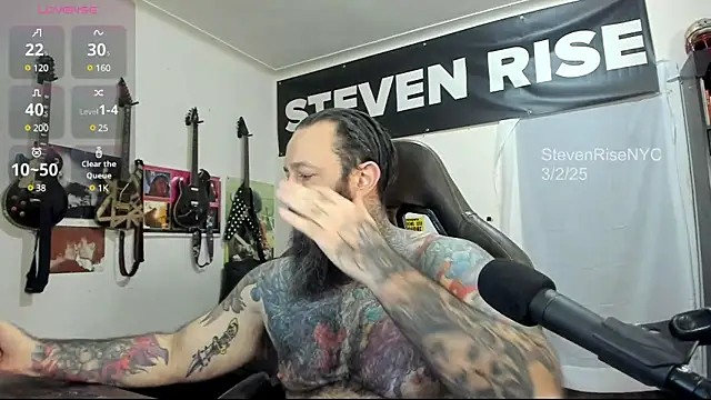 Snapshot of StevenRiseNYC chatting on March 3, 12:58 pm StevenRiseNYC online show from March 3, 12:58 pm