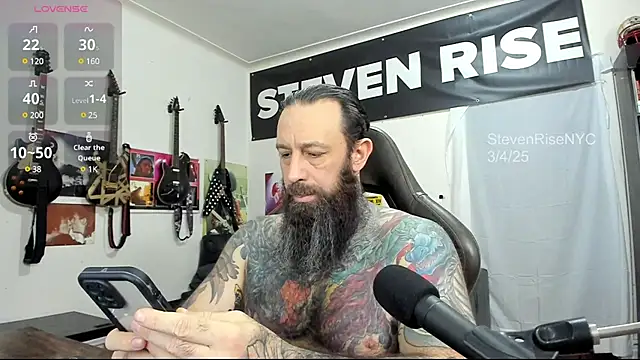 Snapshot of StevenRiseNYC chatting on March 4, 1:59 pm StevenRiseNYC online show from March 4, 1:59 pm
