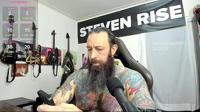 Snapshot of StevenRiseNYC chatting on March 12, 2:01 pm StevenRiseNYC online show from March 12, 2:01 pm