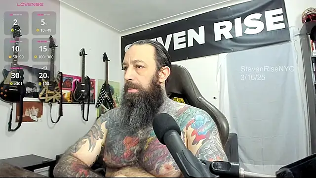 Snapshot of StevenRiseNYC chatting on March 16, 1:27 pm StevenRiseNYC online show from March 16, 1:27 pm