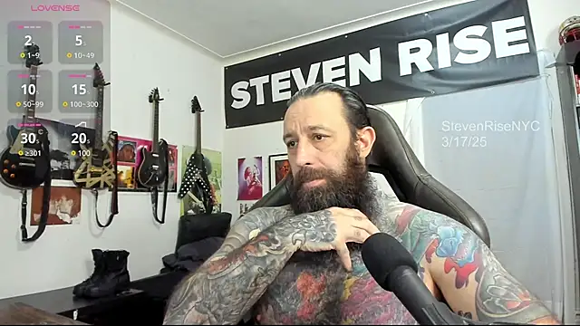 Snapshot of StevenRiseNYC chatting on March 18, 11:41 am StevenRiseNYC online show from March 18, 11:41 am