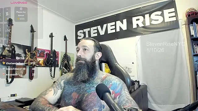 StevenRiseNYC online show from January 11, 2:38 am