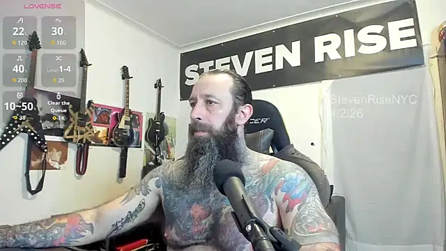 StevenRiseNYC online show from April 2, 11:46 pm